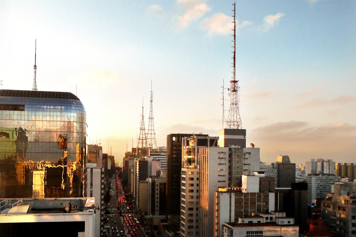 Avenida Paulista, em São Paulo, centro financeiro do Brasil